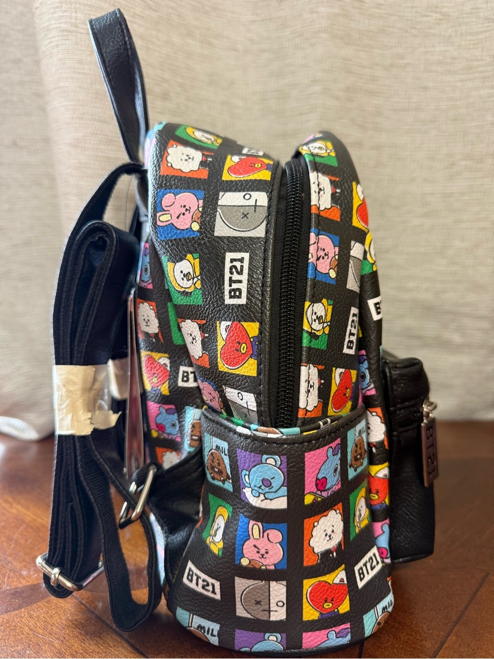 BT21 Colorful Character Mini Backpack - Picture 3 of 12